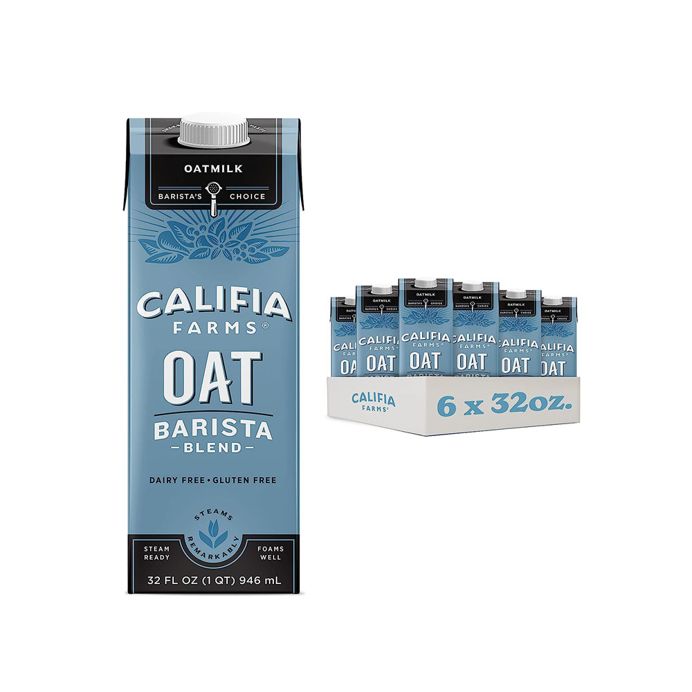 Califia Farms – Oat Barista Blend Oat Milk, 32 Oz (Pack of 6) – ZenPark